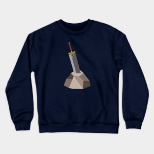 Buster Sword In The Stone Crewneck Sweatshirt